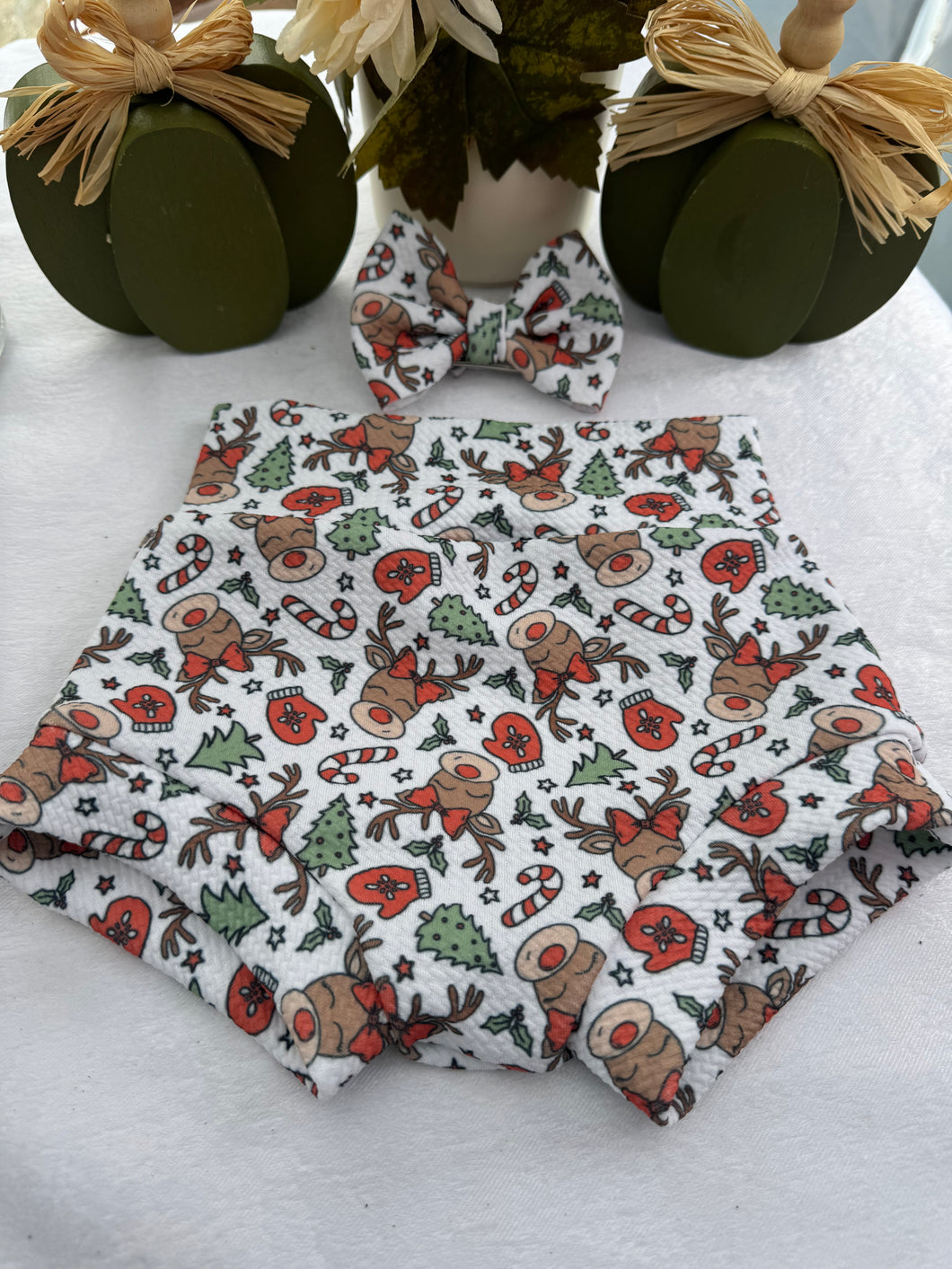 Reindeer Bummie Set - clip or on nylon