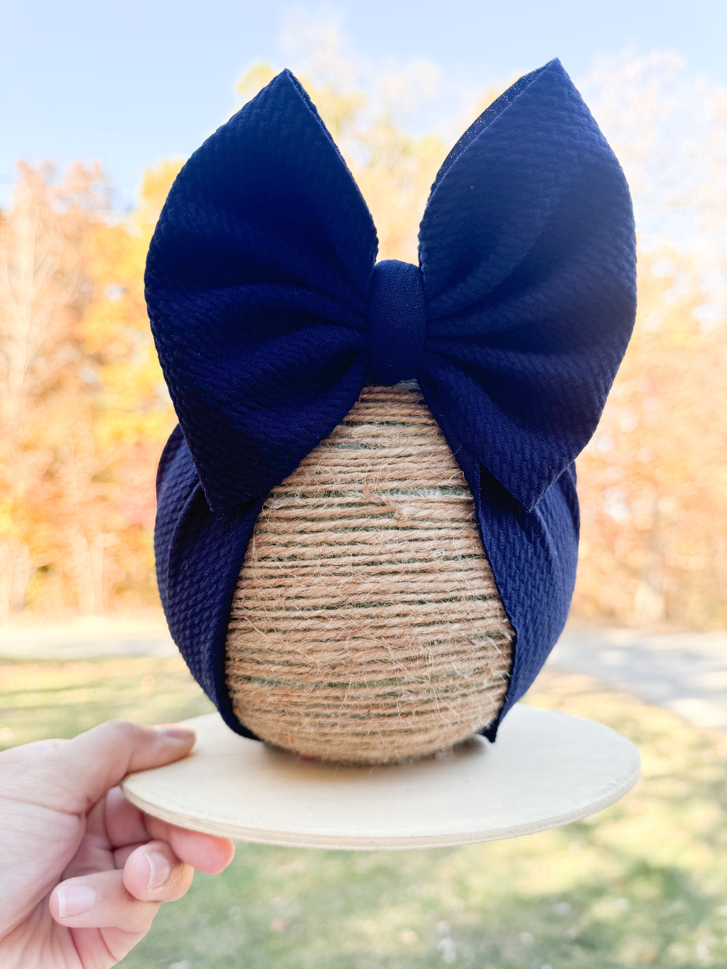 Navy Headwrap